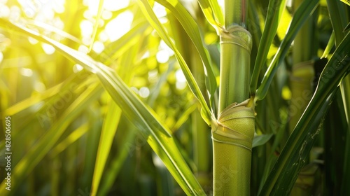 Close up of sugar cane