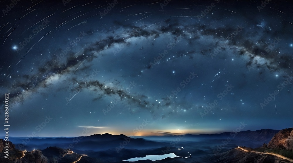 Naklejka premium sky with stars