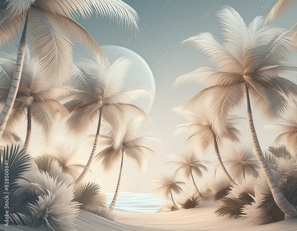 custom made wallpaper toronto digitaltropical island with trees