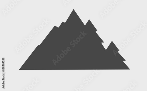 Free Download pyramids in the form  mountain silhouette icon vector set for logo logo set mountain vector - GFXLoad