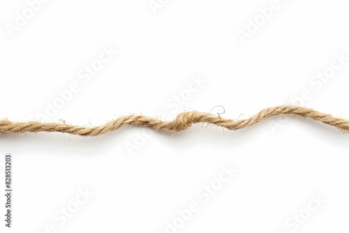 Isolated String on White Background