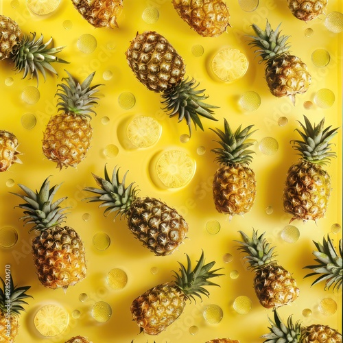 pineapples full background