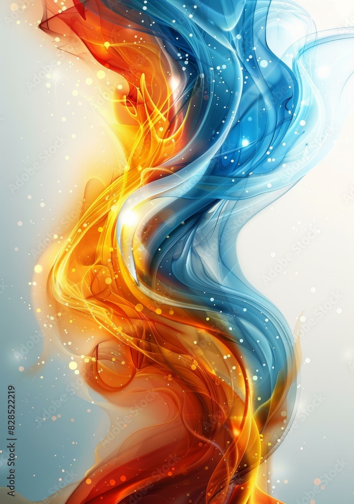 Fototapeta premium Fire and Ice