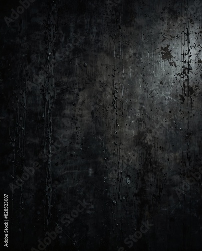 Gritty Depths, Exploring the Texture of Dark Grey Grunge Background