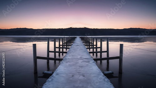 sunrise on the lake