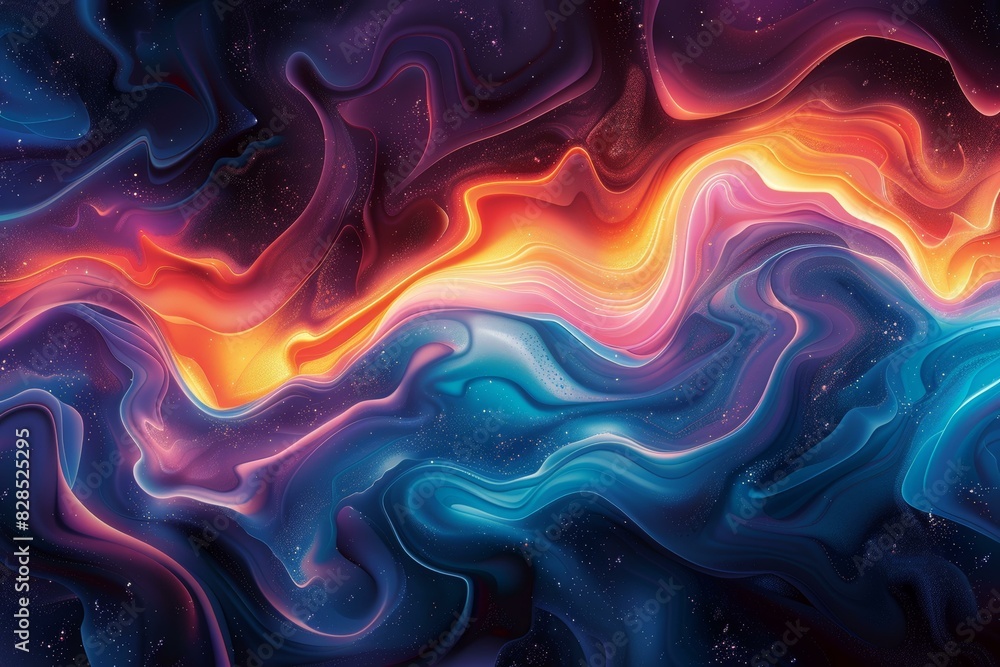 Cosmic Tapestry: A Nebula's Kaleidoscopic Dance