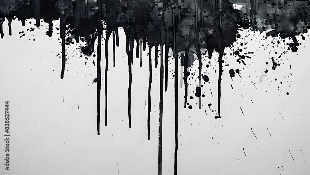 black watercolor splatters on a white background black watercolor splatters on a white background