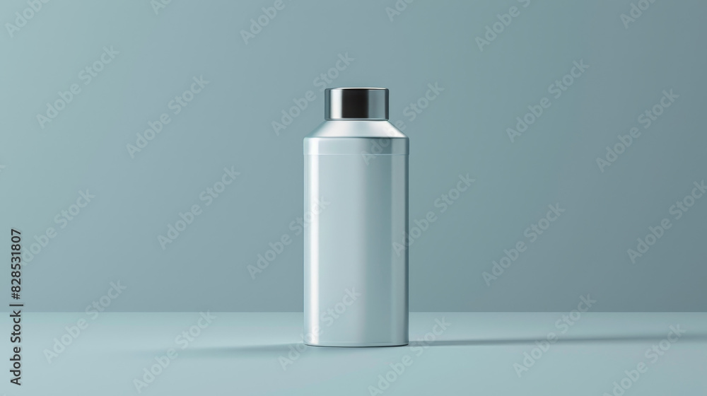 A bottle of clear liquid is sitting on a table A bottle of clear liquid is sitting on a table