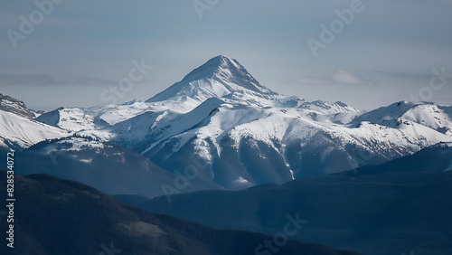 snow covered mountain