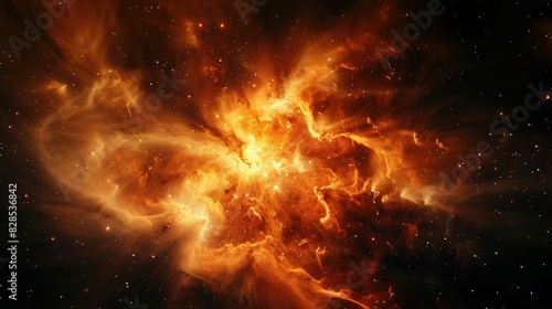 explosion of fire