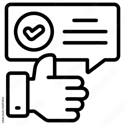 Perfect design icon of satisfied

