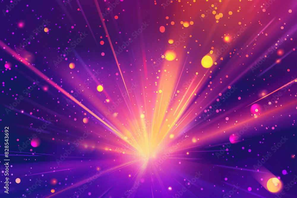 Fototapeta premium game background blast effect cartoon glow effect background