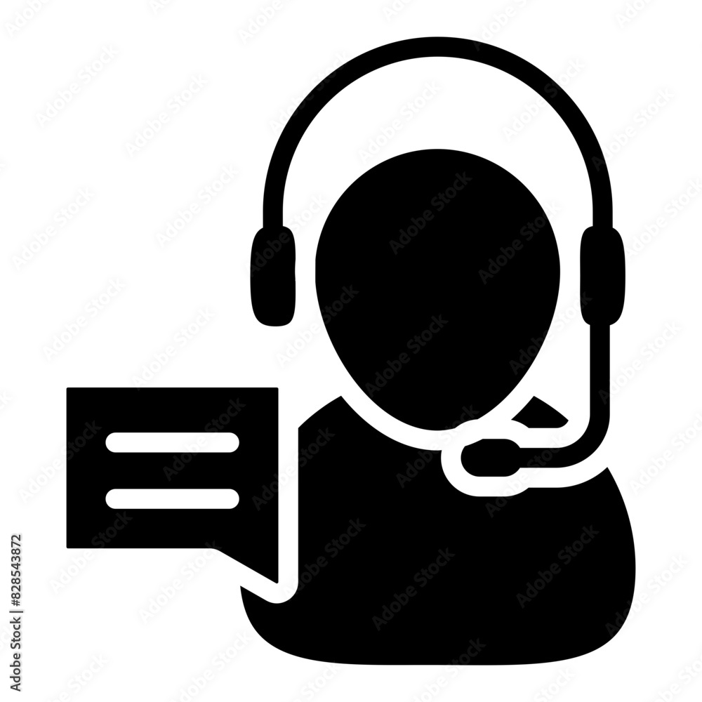 A beautiful design icon of operator
A beautiful design icon of operator
