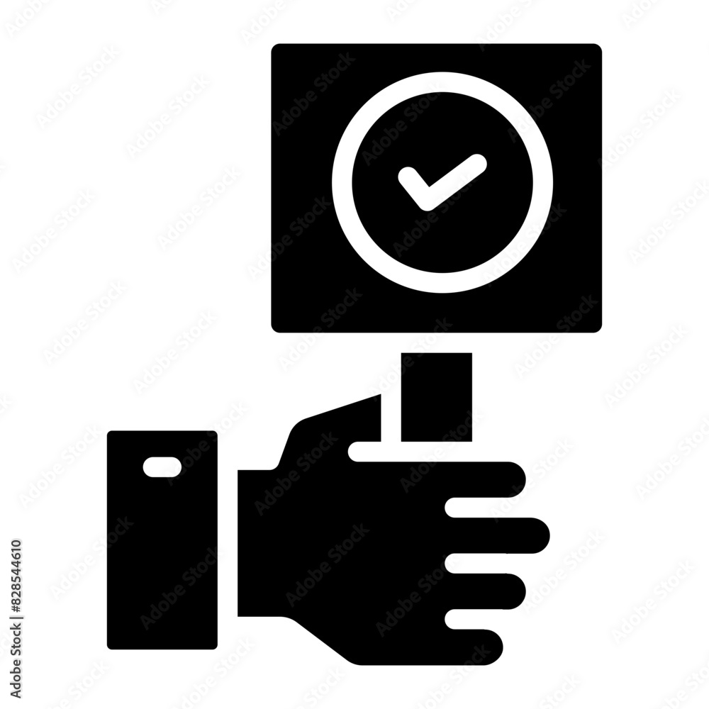 Modern design icon of verified board
Modern design icon of verified board