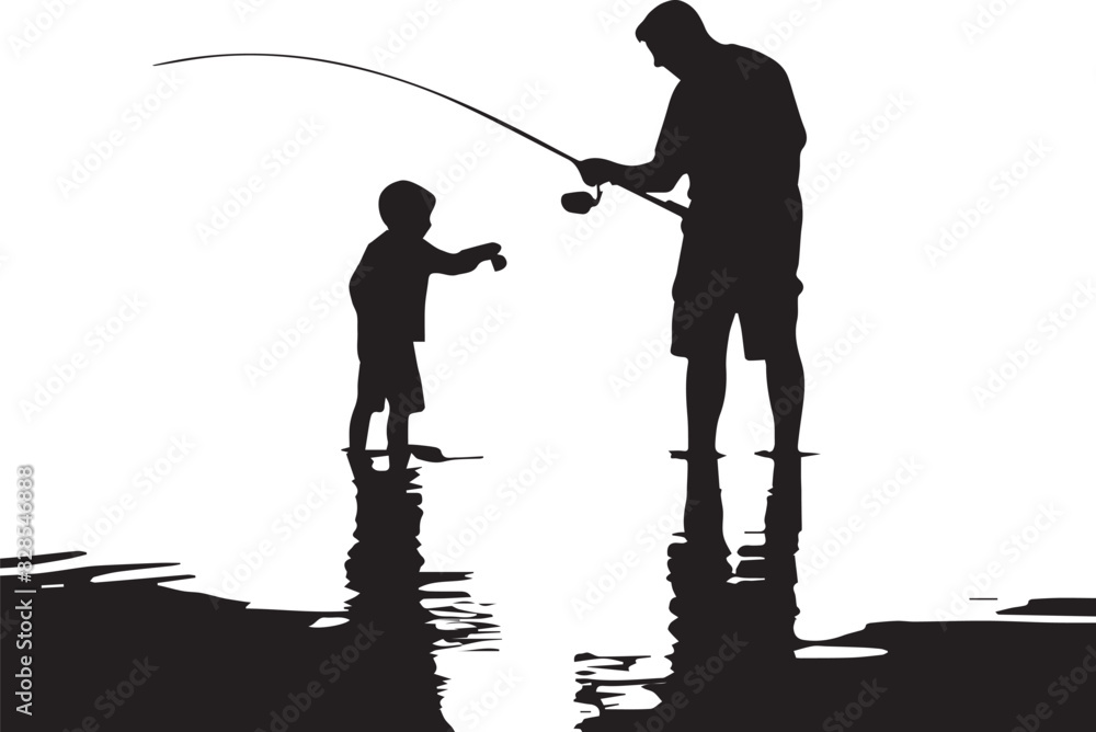 Obraz premium Father's Day, Father, Dad, Celebration, Family, Love, Holiday, Parent, Child, Fatherhood, Bonding, Happiness, Togetherness, Gift, Greeting, Card, Joy, Dad and Son, Dad and Daughter, Parent-Child, 