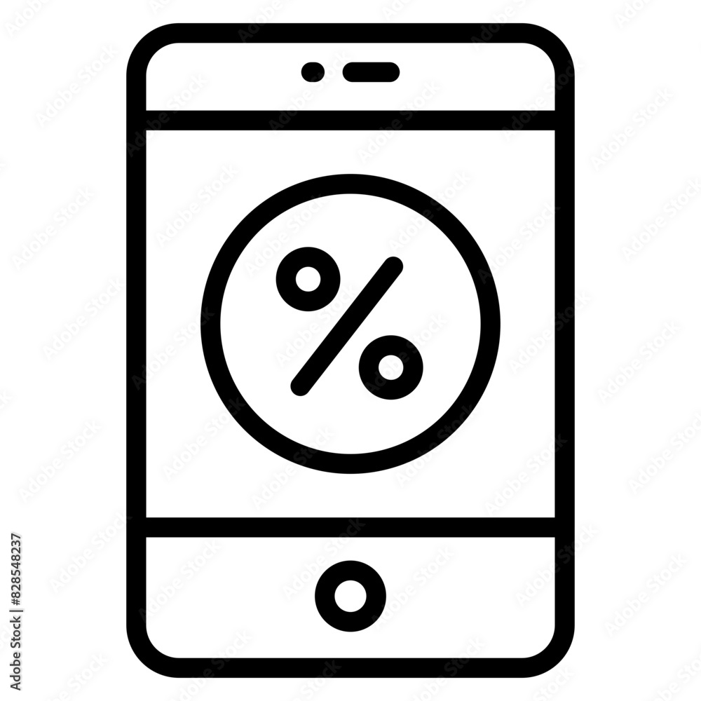 Premium design icon of online discount
Premium design icon of online discount