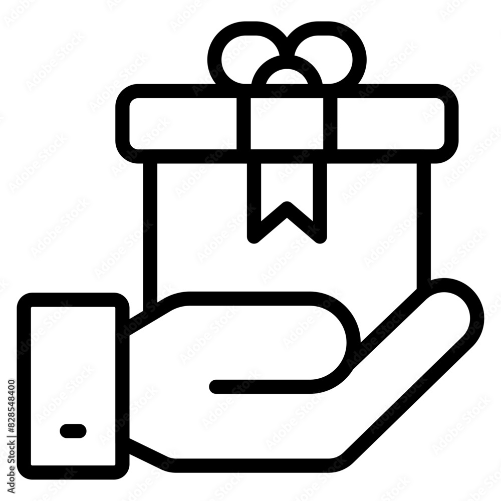A beautiful design icon of gift box
A beautiful design icon of gift box
