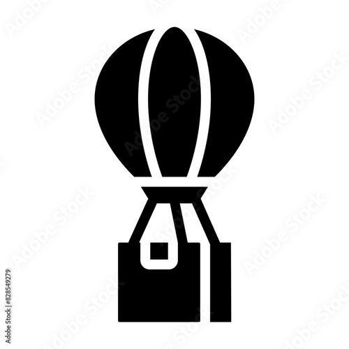 Premium design icon of hot air balloon

