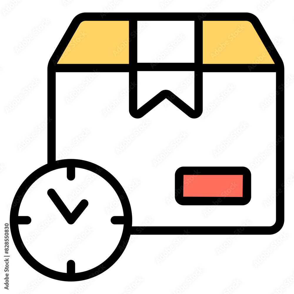 Perfect design icon of delivery time
Perfect design icon of delivery time