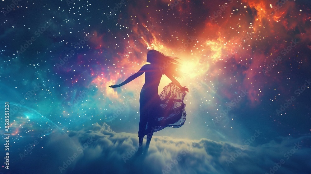 Woman Astral Dody - Journey Near Death Experience
Woman Astral Dody - Journey Near Death Experience
