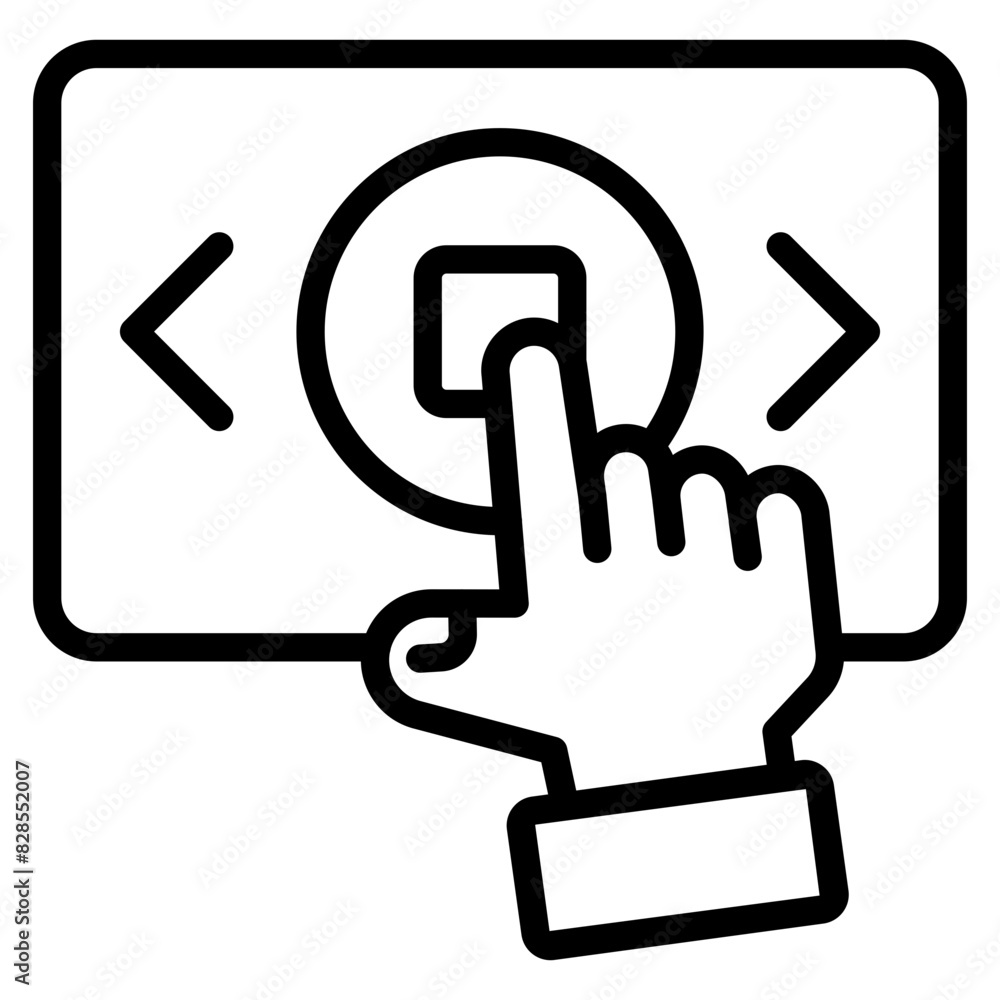 Conceptual linear design icon of interaction
Conceptual linear design icon of interaction