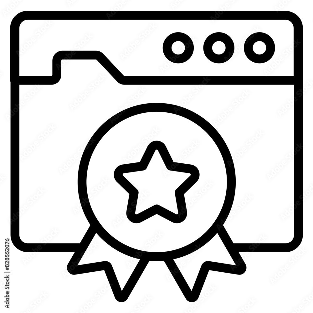 Vector design of awarded website
Vector design of awarded website
