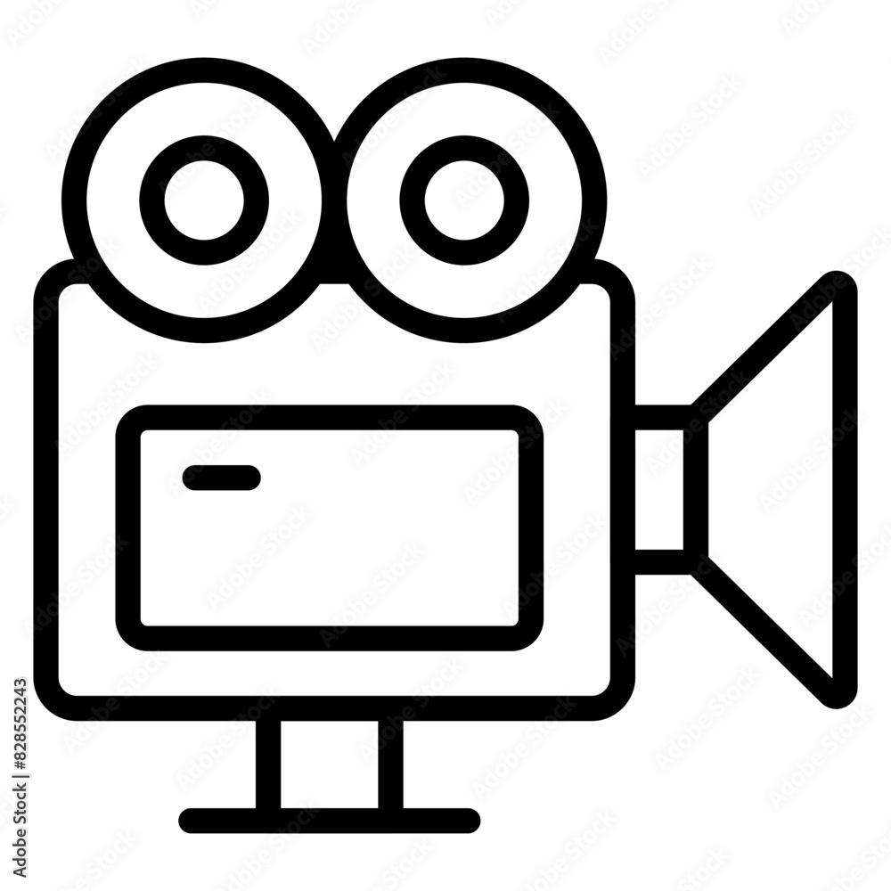 Vector design of video camera, photographic equipment
Vector design of video camera, photographic equipment
