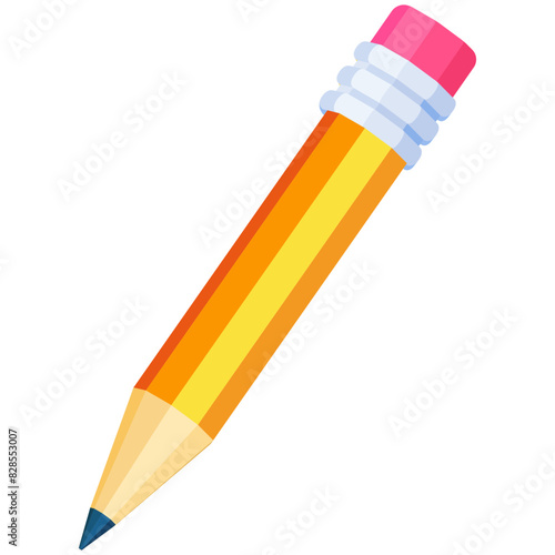 Sharp Yellow Pencil with Pink Eraser