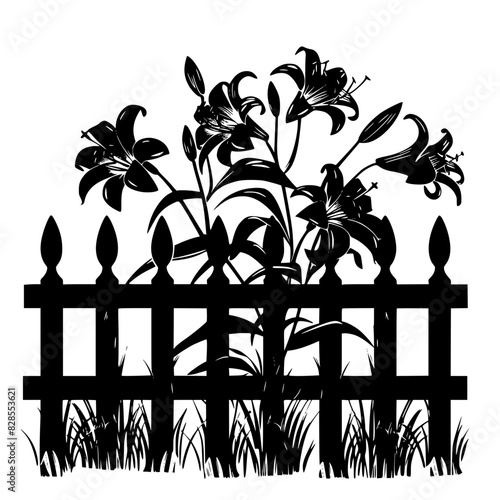 lily silhouette, lily svg, lily png, lily illustration, lily, silhouette flower, floral svg, herb svg, flower illustration, flower, floral, vector, nature, illustration, spring, design, pattern, summe