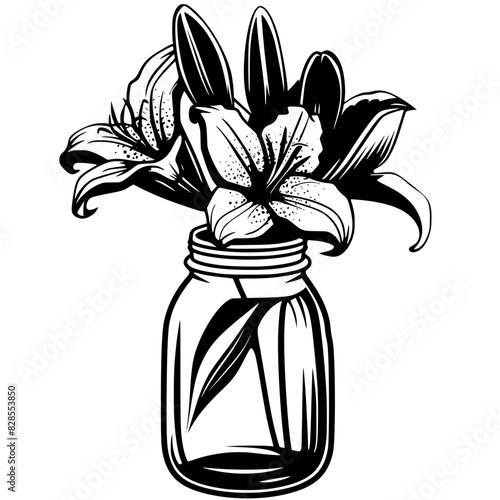 lily silhouette, lily svg, lily png, lily illustration, lily, silhouette flower, floral svg, herb svg, flower illustration, flower, floral, vector, nature, illustration, spring, design, pattern, summe