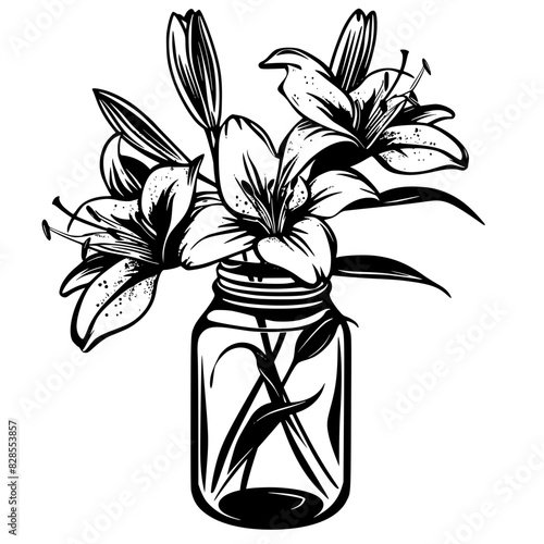 lily silhouette, lily svg, lily png, lily illustration, lily, silhouette flower, floral svg, herb svg, flower illustration, flower, floral, vector, nature, illustration, spring, design, pattern, summe
