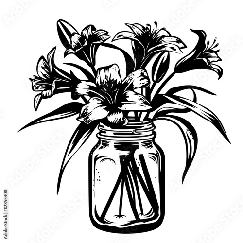 lily silhouette, lily svg, lily png, lily illustration, lily, silhouette flower, floral svg, herb svg, flower illustration, flower, floral, vector, nature, illustration, spring, design, pattern, summe