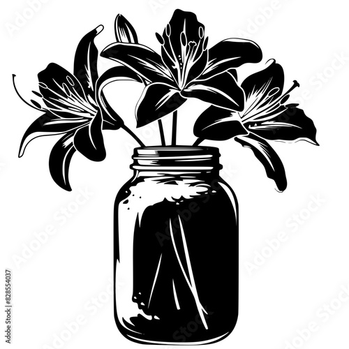lily silhouette, lily svg, lily png, lily illustration, lily, silhouette flower, floral svg, herb svg, flower illustration, flower, floral, vector, nature, illustration, spring, design, pattern, summe
