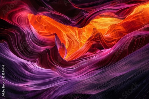 Wallpaper Mural Abstract background of the beautiful sandstone walls in the famous Antelope Canyon, Arizona. Torontodigital.ca