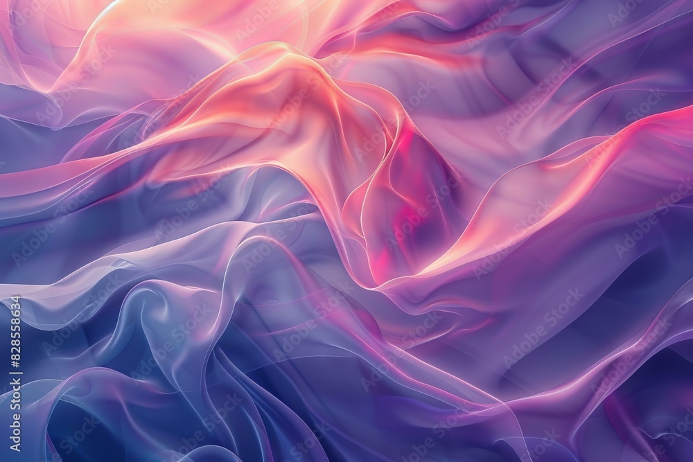 Fototapeta premium Colorful and Abstract Silk Art