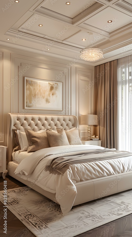 European-style bedroom