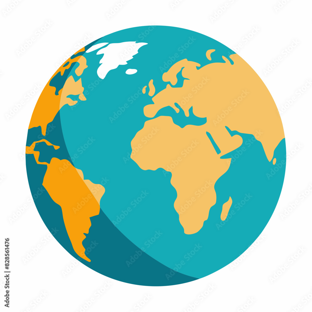 Fototapeta premium earth globe icon