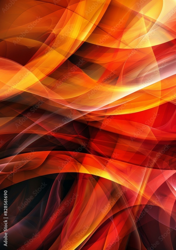 Abstract red orange yellow white light curves Abstract red orange yellow white light curves