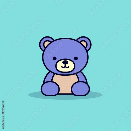 Teddy_Bear_Modern_Line_Icon_Vector_Line_Art_CuteIcon