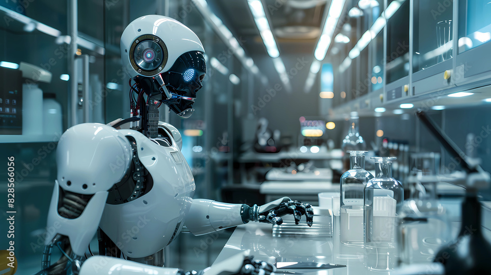 State-of-the-Art Laboratory with Humanoid Robot Scientist