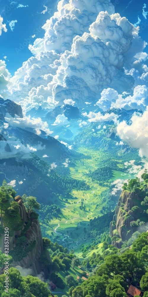 Magnificent Valley Landscape Magnificent Valley Landscape
