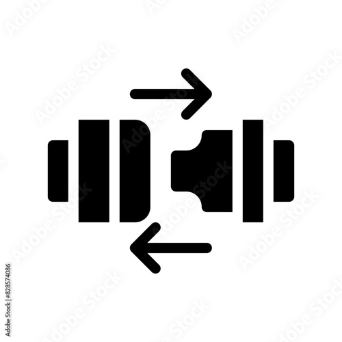 seatbelt glyph icon