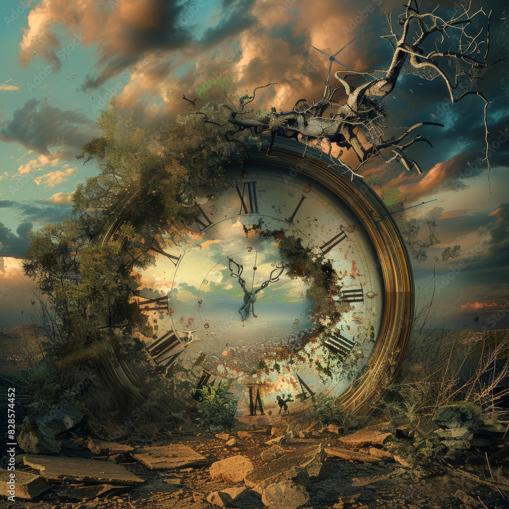 Over Time: Clock Illustration
Over Time: Clock Illustration