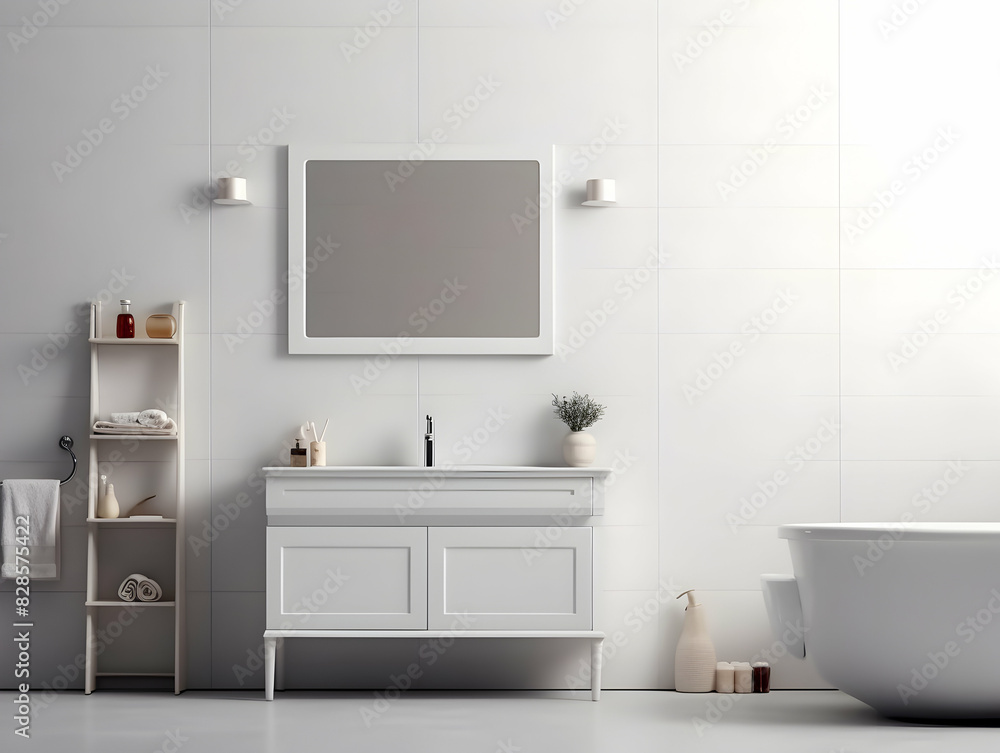 Bedroom and living room interior design, Stylish bedroom interior with large comfortable bed, sofa and bed and furniture design for interior, minimal interior Bedroom and living room interior design, Stylish bedroom interior with large comfortable bed, sofa and bed and furniture design for interior, minimal interior