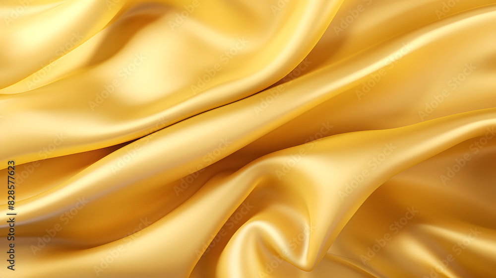 Gold silk fabric smooth satin texture very delicate. A very lightweight viscose fabric with rich drapery and a smooth texture with a subtle matte sheen. background texture, pattern. Gold silk fabric smooth satin texture very delicate. A very lightweight viscose fabric with rich drapery and a smooth texture with a subtle matte sheen. background texture, pattern.