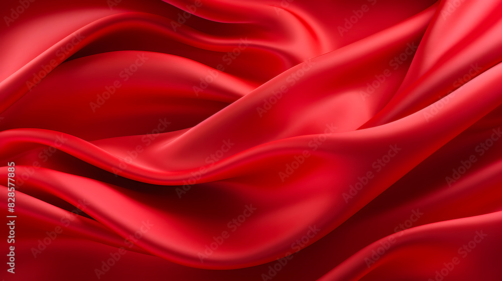 Red silk fabric smooth satin texture very delicate. A very lightweight viscose fabric with rich drapery and a smooth texture with a subtle matte sheen. background texture, pattern. Red silk fabric smooth satin texture very delicate. A very lightweight viscose fabric with rich drapery and a smooth texture with a subtle matte sheen. background texture, pattern.