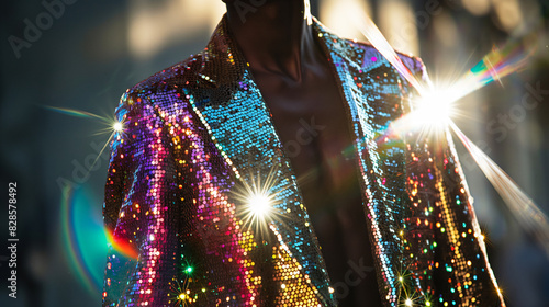 Glittering party jacket, Fashion Clothing  photo