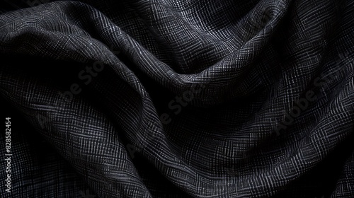 Wallpaper Mural silk, satin, fabric, textile, texture, material, cloth, luxury, backgrounds, fashion, smooth, backdrop, pattern, decoration, shiny, black, soft, wave, clothing, textured, drapery, curtain, bedding, cu Torontodigital.ca