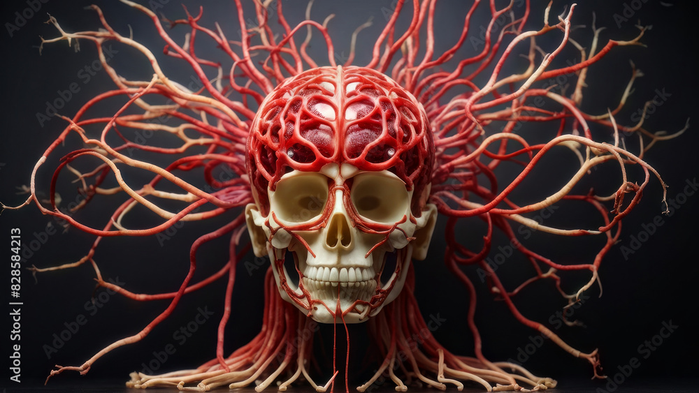 A digital or artistic image of the human brain. images represents the large brain (cerebrum). A digital or artistic image of the human brain. images represents the large brain (cerebrum).