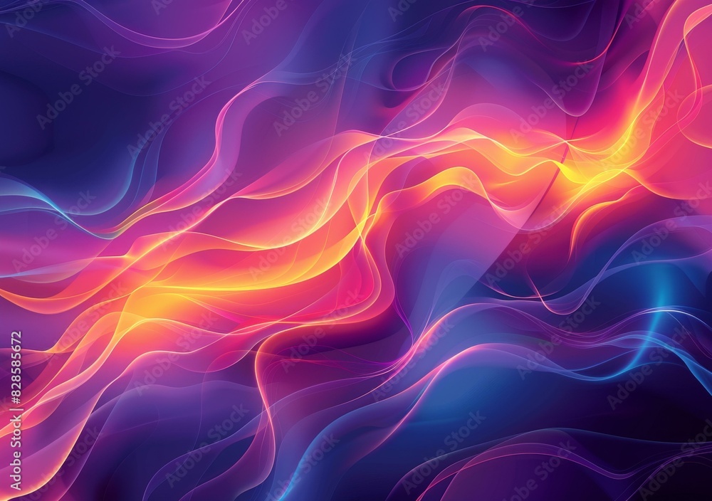 Vibrant Wavy Gradient Background Vibrant Wavy Gradient Background